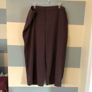 Lane Bryant Wide Legged Wool Trousers